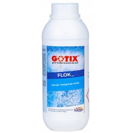 Flok tix koaguliantas sūkuriniam baseinui, skaidrina vandenį, chemikalai SPA baseinui, 1l