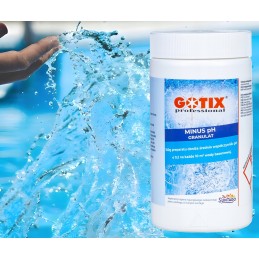 Ph minus granulės pH mažinimui baseine, baseino cheminės medžiagos ph minus 1kg