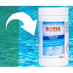 Ph minus granulės pH mažinimui baseine, baseino cheminės medžiagos ph minus 1kg
