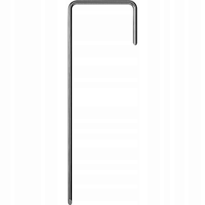 Plieniniai kaiščiai agrotekstilei l tipo, 100 vnt, 15 cm