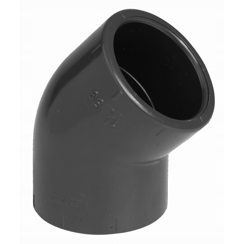 Elbow 45 degrees gyd pressure pvc ud 50x50 kwxkw