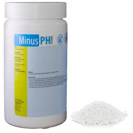 Baseino chemikalai ph minus granulės baseinui 1kg