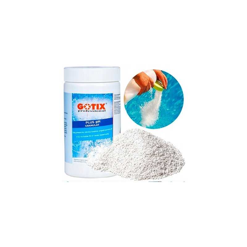 Minus ph gotix profesionalios baseino cheminės granulės baseinui 1kg