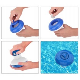 Chloro tablečių plūduriuojantis dozatorius, skirtas baseino chemijai