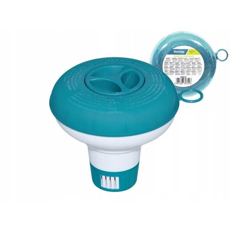 Bestway 58210 plūduriuojantis chloro dozatorius baseinui, naujas 2024 m. modelis