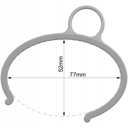 Brezento folijos segtukas, segtukas, fiksatorius, baseino užraktas bestway intex 77x52mm