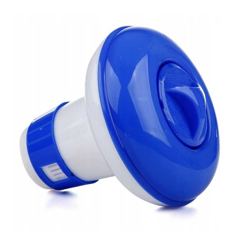 Mažas plūdinis dozatorius 20g baseino chemijos, chloro, sūkurinės tabletės