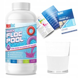Baseino koaguliantas skaidrina neobako floc baseino 1l priemonė drumstam baseino vandeniui