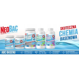 Baseino koaguliantas skaidrina neobako floc baseino 1l priemonė drumstam baseino vandeniui