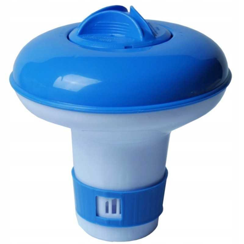 Plaukiojantis tablečių dozatorius su plūduru baseino dozatorius