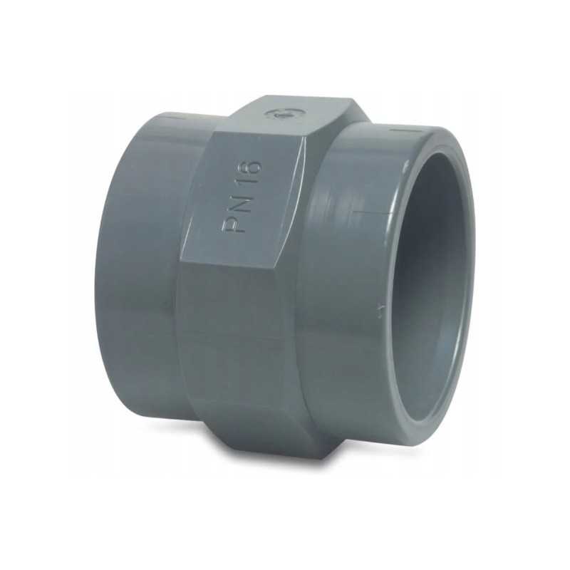 Profec PVC pereinamoji mova 63 mm x 2 kvadratiniai x gw 10bar pilka