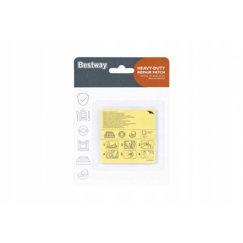 10 PVC medžiagos remonto rinkinių rinkinys 6 5x6 5cm bestway