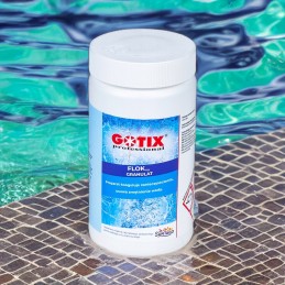 Floktix granulių baseinas pašalina drumstą vandenį ir koaguliuoja nešvarumus 1kg