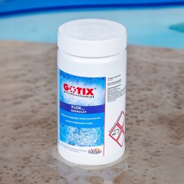Floktix granulių baseinas pašalina drumstą vandenį ir koaguliuoja nešvarumus 1kg