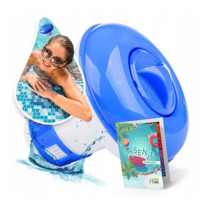 Baseino plūdė, baseino cheminių medžiagų dozatorius tabletėms ir kt