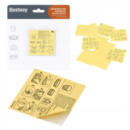 Baseino remonto pleistrai, rinkinys čiužiniams ir pontoniniams ratams taisyti, 10 vnt