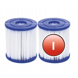 2 x bestway 58093 efektyvus I tipo filtras baseino siurbliui