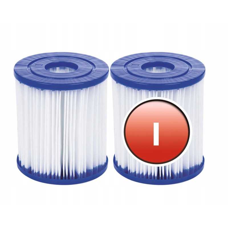 2 x bestway 58093 efektyvus I tipo filtras baseino siurbliui