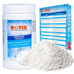 Ph minus granulės pH mažinimui baseine, baseino cheminės medžiagos ph minus 1kg