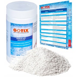 Ph minus granulės pH mažinimui baseine, baseino cheminės medžiagos ph minus 1kg