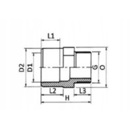 Surveühendus AMG PVC UD 50x63x2 kwxkzxgz
