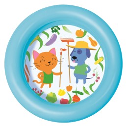 Vaikiškas baseinas 61x15cm 2 spalvos bestway rožinė