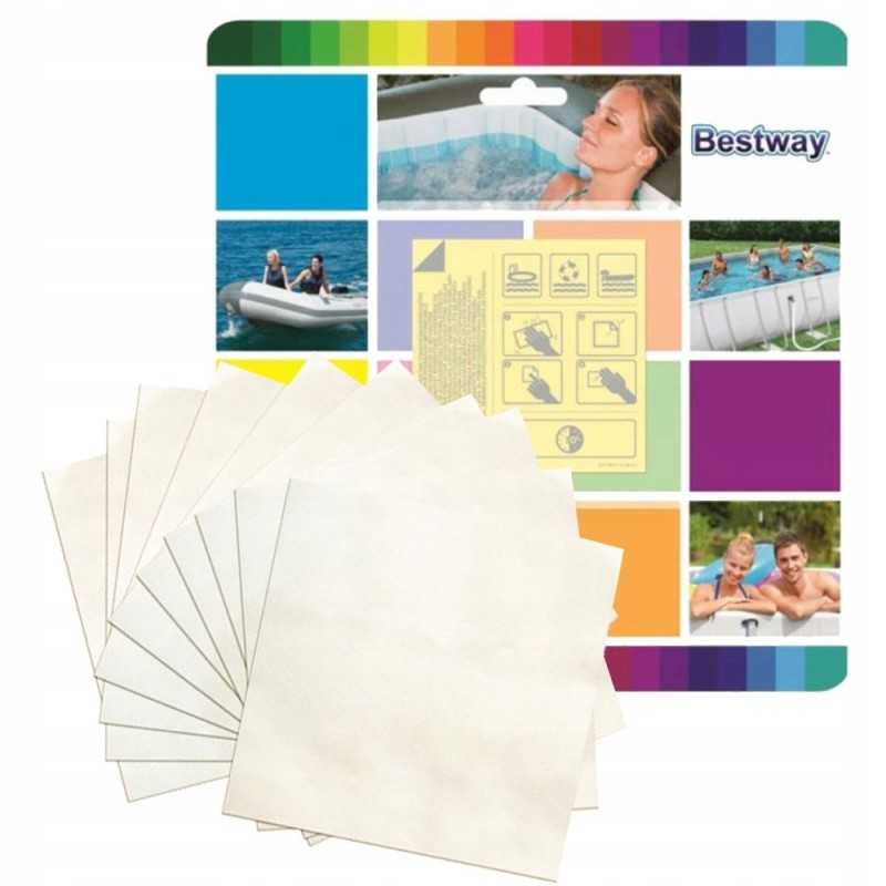 Vandeniui atsparūs remonto pleistrai baseino čiužiniams