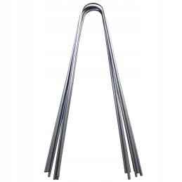 Metaliniai smeigtukai įvairių tipų agrotekstilei, agrotekstilei ir geotekstilei tvirtinti prie žemės, taip pat smeigtukai kurmių