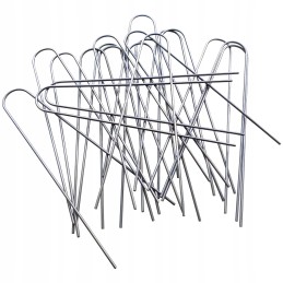 Metaliniai smeigtukai įvairių tipų agrotekstilei, agrotekstilei ir geotekstilei tvirtinti prie žemės, taip pat smeigtukai kurmių