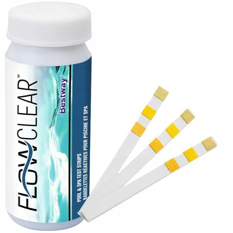 3in1 vandens šarmingumo pH ir chloro testeris 58142 50 vnt