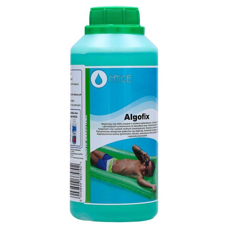 Antyglon stipri priemonė nuo dumblių baseine sūkurinė vonia SPA chemikalai dumbliams 0 5l