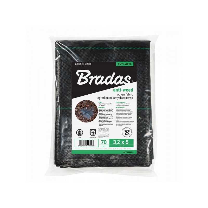 Agrotextile pp black uv70g 1,6x10m nuo piktžolių