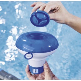 Dozatorius su termometru 20g tabletėms, baseino plūdė