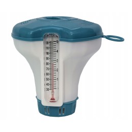 Dozatorius su termometru 20g tabletėms, baseino plūdė
