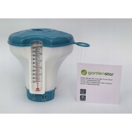 Dozatorius su termometru 20g tabletėms, baseino plūdė