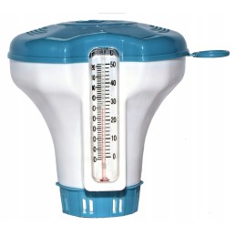 Dozatorius su termometru 20g tabletėms, baseino plūdė