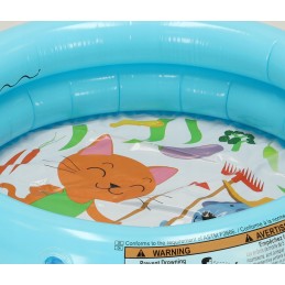 Vaikiškas baseinas, pripučiamas irklavimo baseinas, apvalus vaikiškas baseinas, 61 cm, mėlynas