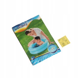 Vaikiškas baseinas, pripučiamas irklavimo baseinas, apvalus vaikiškas baseinas, 61 cm, mėlynas