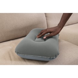 Pripučiama veliūrinė pagalvė pilka 42 cm bestway 67121