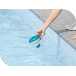 Bestway 58210 plūduriuojantis chloro dozatorius baseinui, naujas 2024 m. modelis