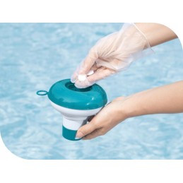 Bestway 58210 plūduriuojantis chloro dozatorius baseinui, naujas 2024 m. modelis