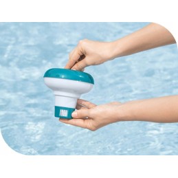 Bestway 58210 plūduriuojantis chloro dozatorius baseinui, naujas 2024 m. modelis