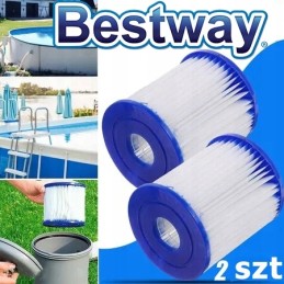 2x filtras bestway 58093 tipo i filtro siurbliui