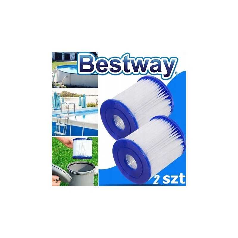 2x filtras bestway 58093 tipo i filtro siurbliui