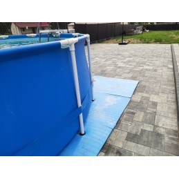 Putplasčio kilimėlis sodo baseinui, 1 cm storio paklotas