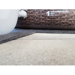 Baseino kilimėlis, putplasčio paklotas, 1 cm, polietileno barjeras nuo pažeidimų