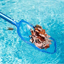 Baseino valymo tinklas, surinktuvas ir tūpimo tinklas