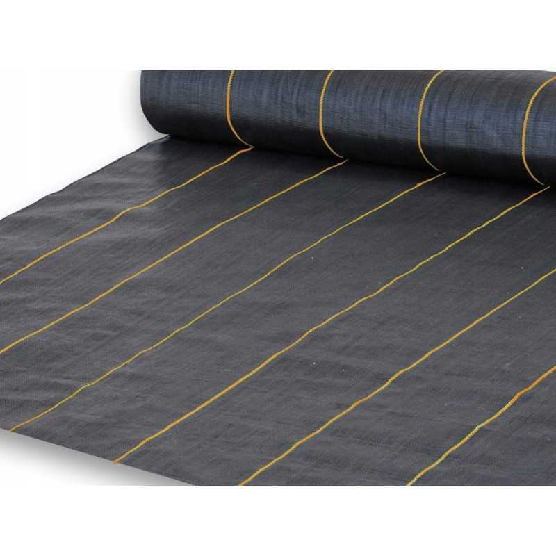 Agrotekstilė nuo piktžolių, juoda UV, 90g, 0,8m x 10m