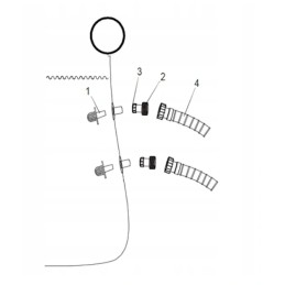 Sumažinimo jungties adapteris bestway 38 mm 58236