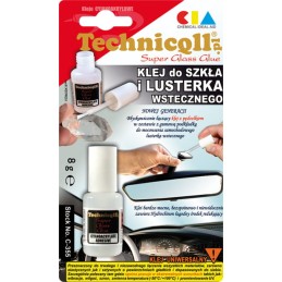 Klijai stiklui ir galinio vaizdo veidrodžiui c 355 technicq